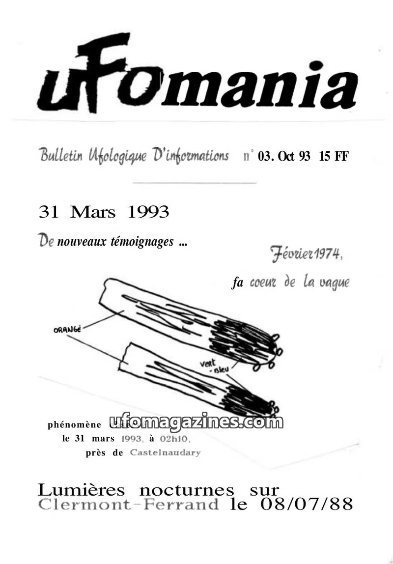 Cover of UFOmania issue 03: ufomania