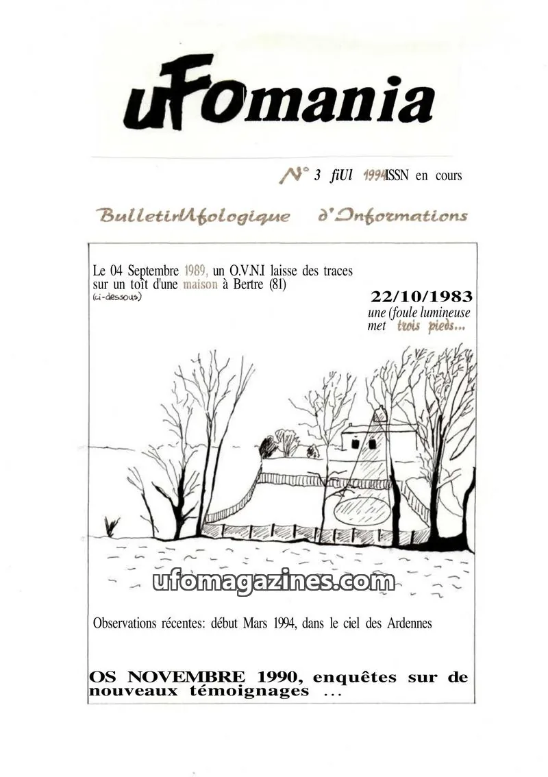 Cover of UFOmania issue 3: Ufomania