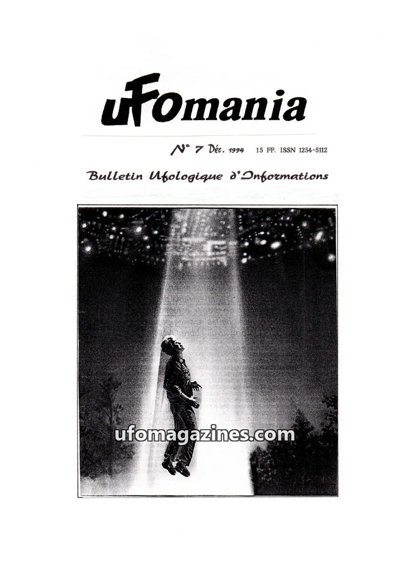 Cover of UFOmania issue 7: ufomania