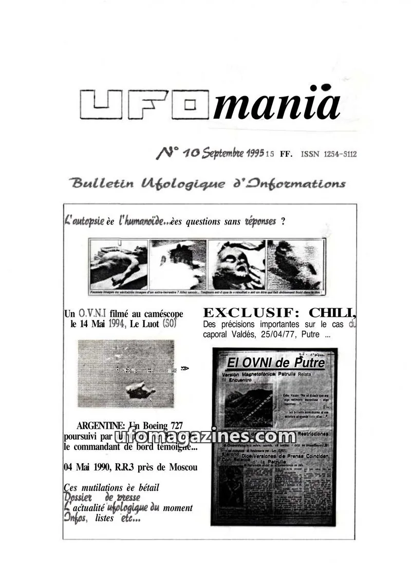 Cover of UFOmania issue 10: Ufomania