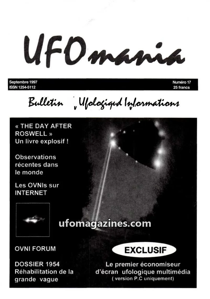 Cover of UFOmania issue 17: UFOmania