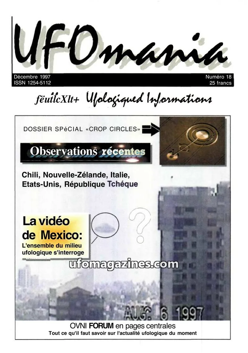 Cover of UFOmania issue 18: UFOmania