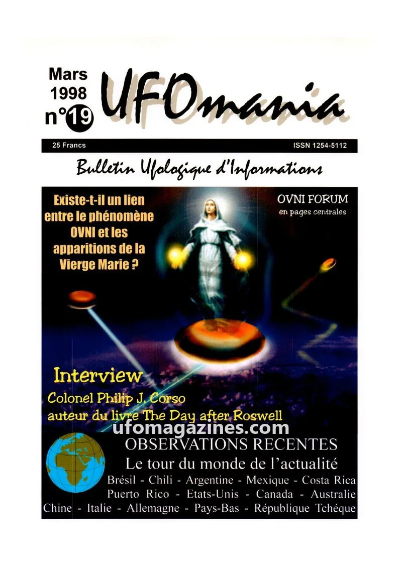 Cover of UFOmania issue 19: UFOmania