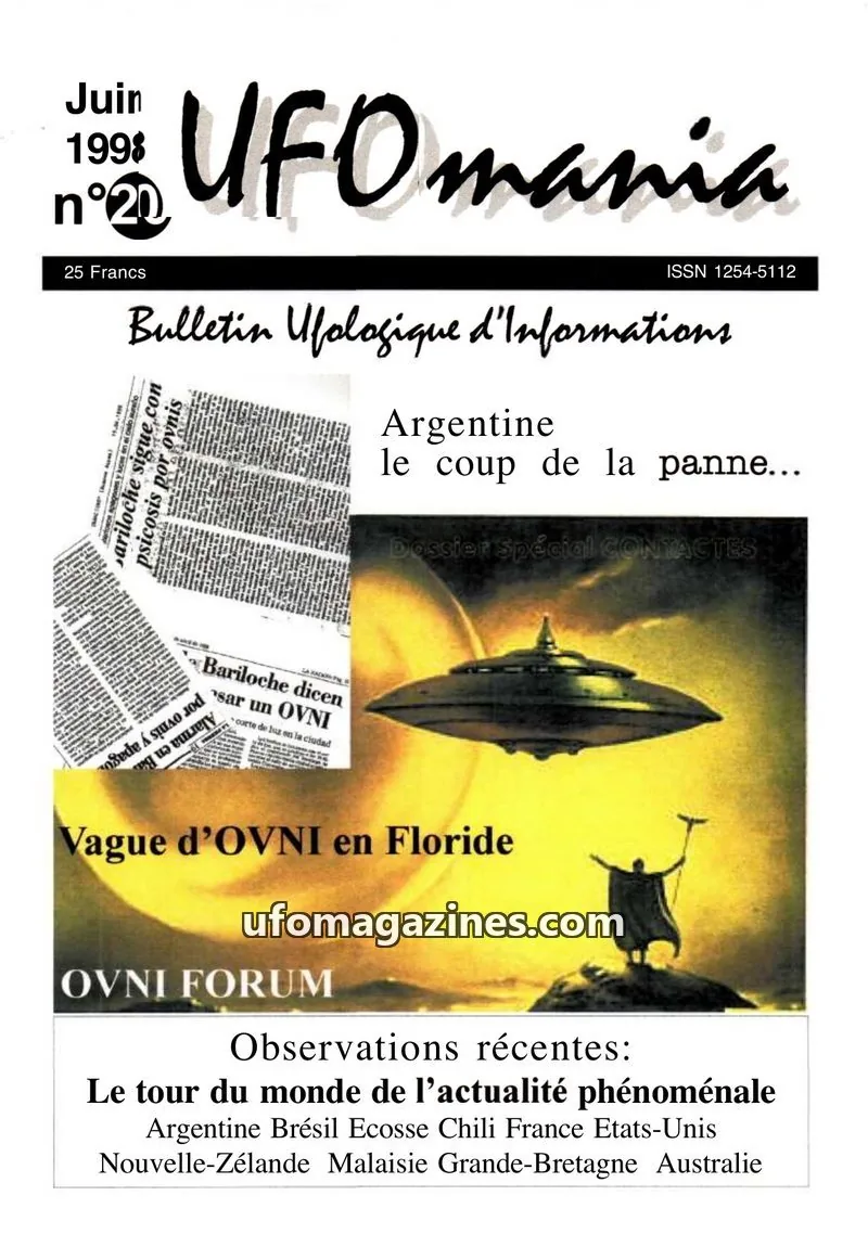 Cover of UFOmania issue 20: UFOmania