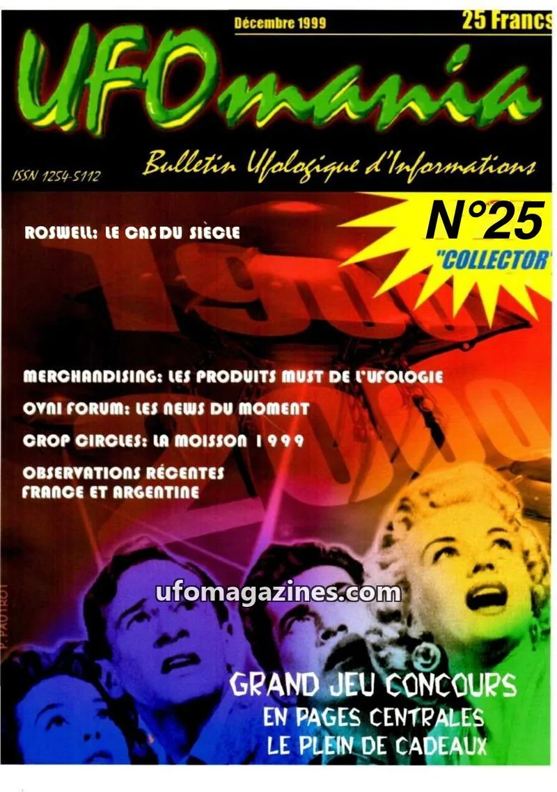 Cover of UFOmania issue 25: UFOmania