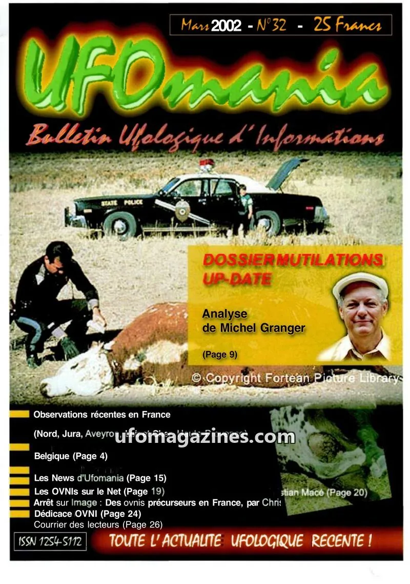 Cover of UFOmania issue 32: UFOmania