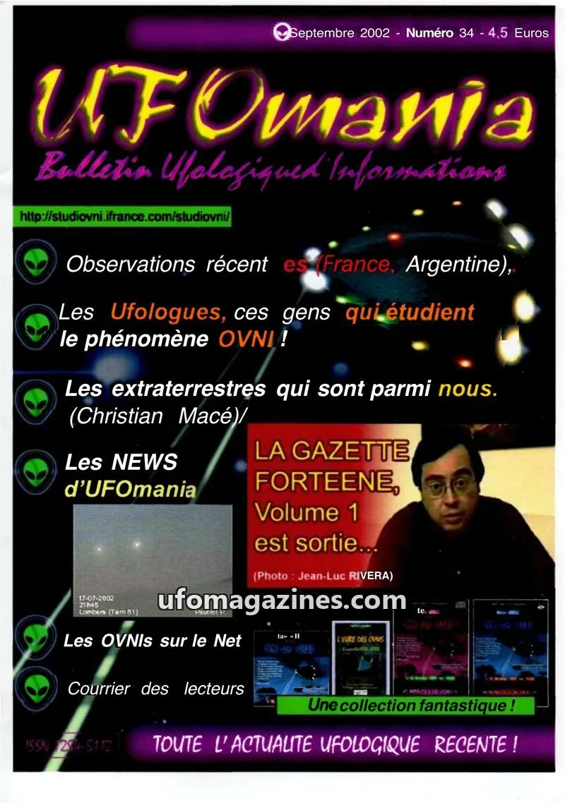 Cover of UFOmania issue 34: UFOmania