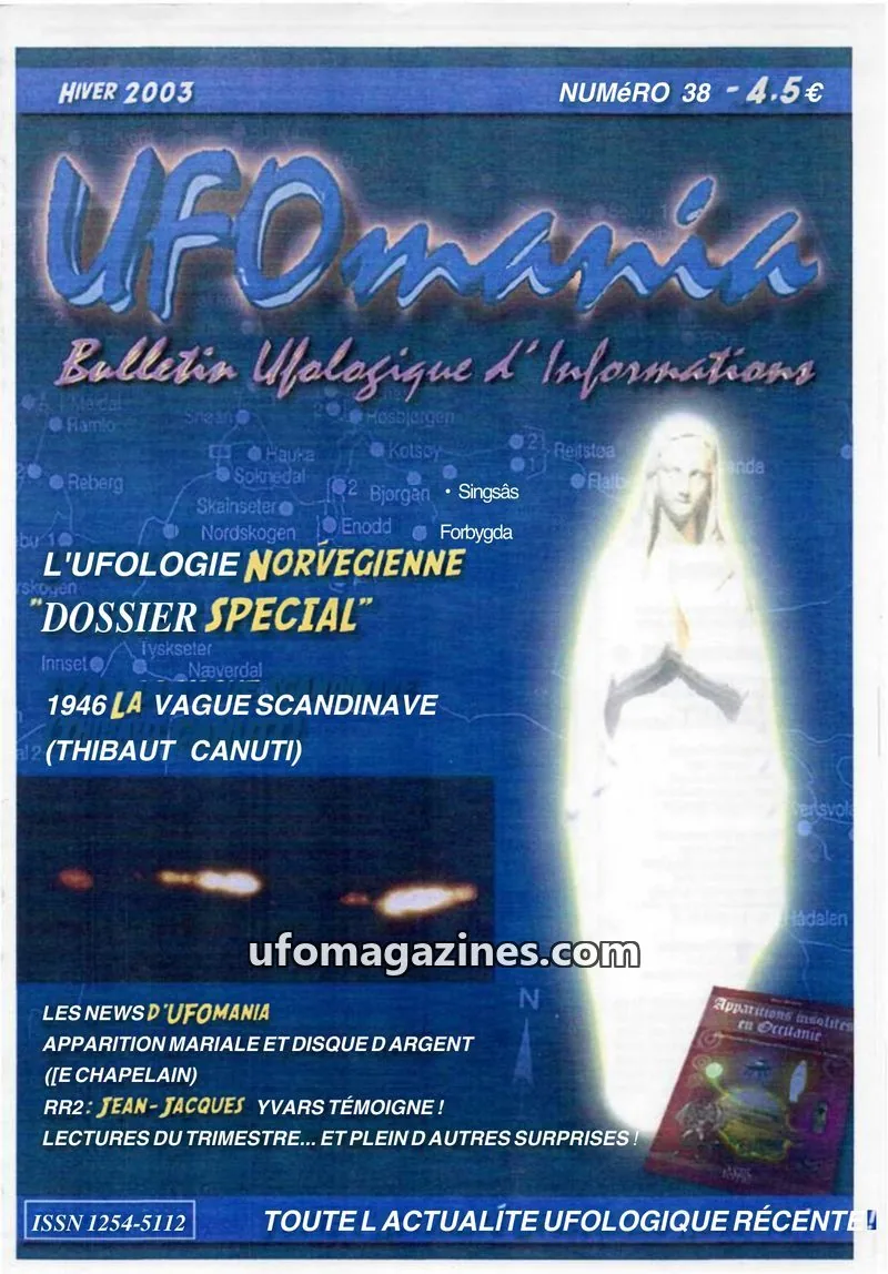 Cover of UFOmania issue 38: UFOmania