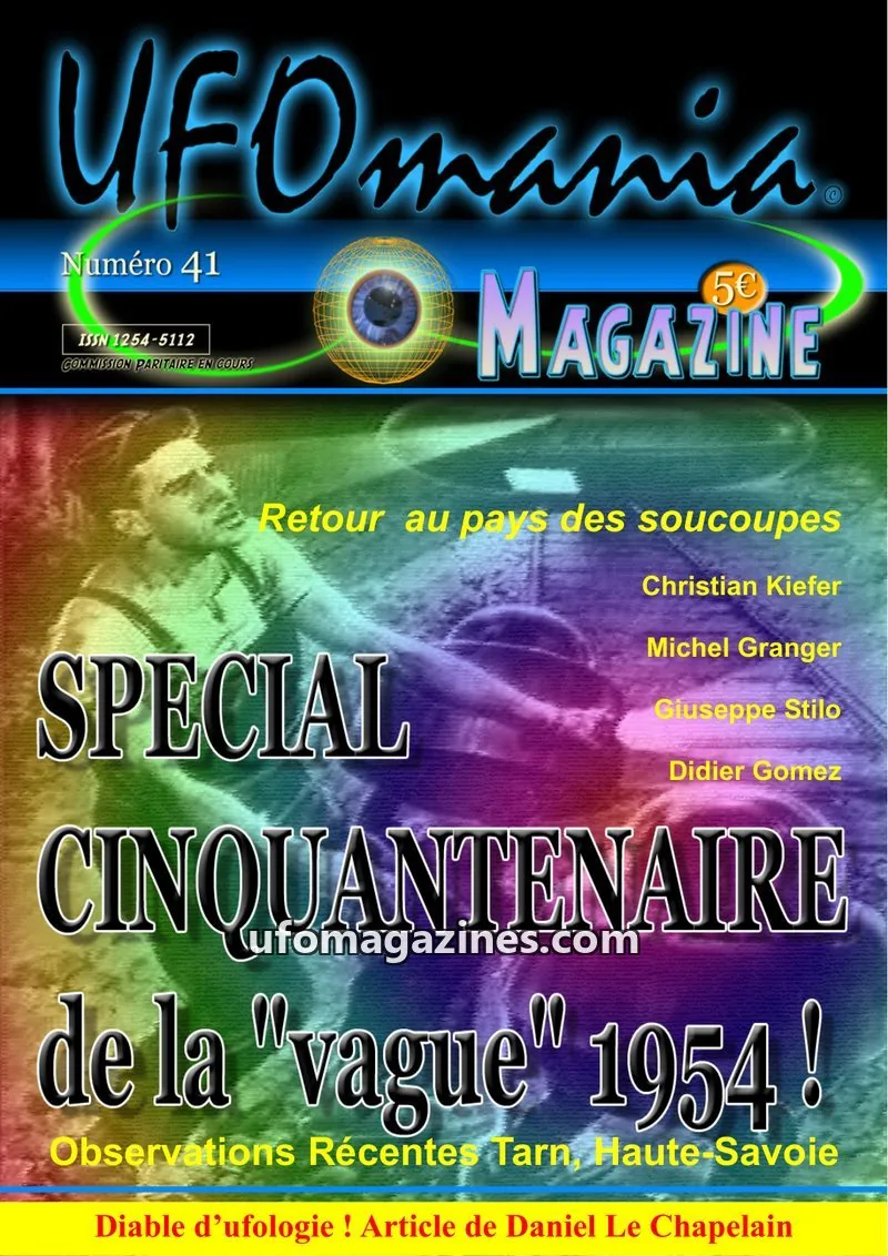 Cover of UFOmania issue 41: UFOmania MAGAZINE
