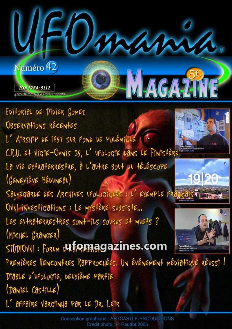 Cover of UFOmania issue 42: UFOmania MAGAZINE