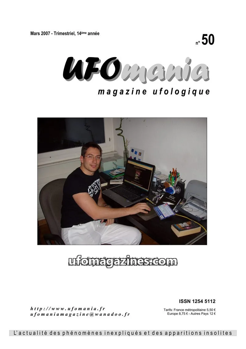 Cover of UFOmania issue 50: UFOmania
