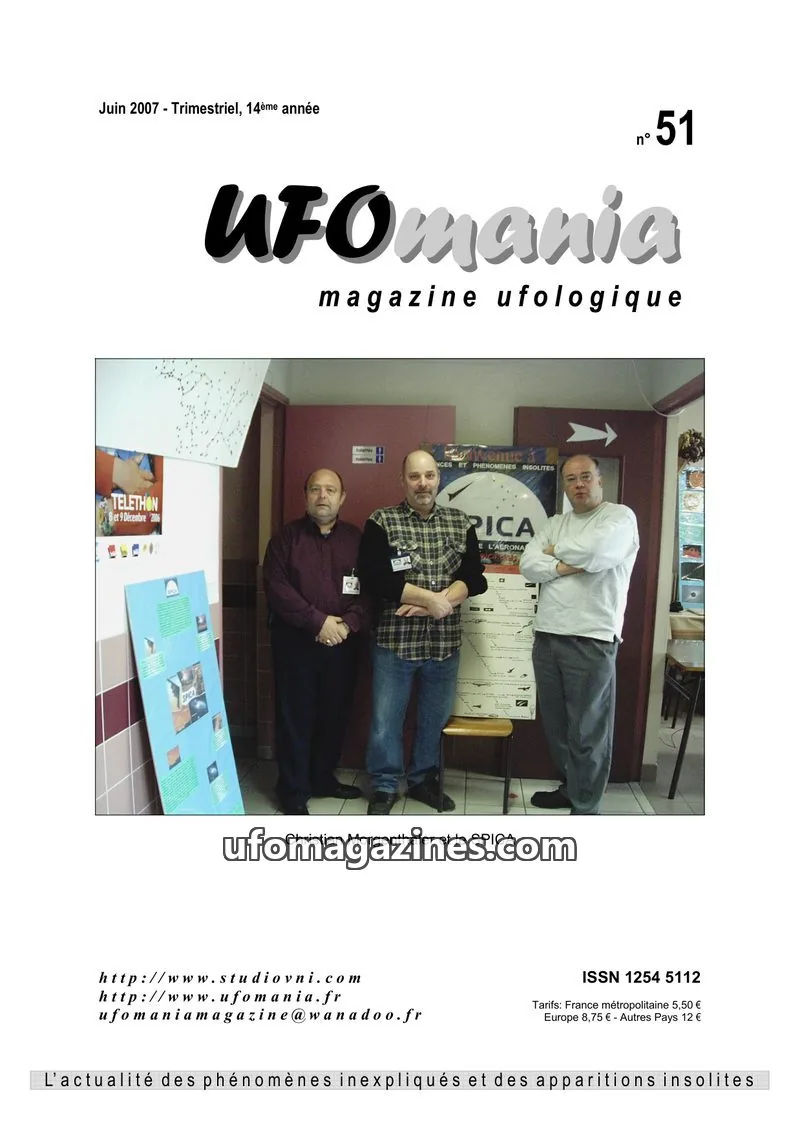 Cover of UFOmania issue 51: UFOmania
