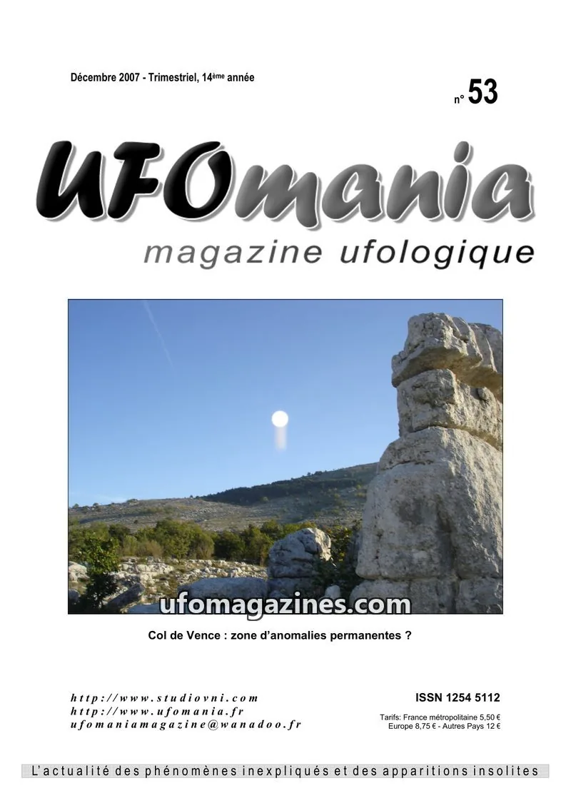 Cover of UFOmania issue 53: UFOmania