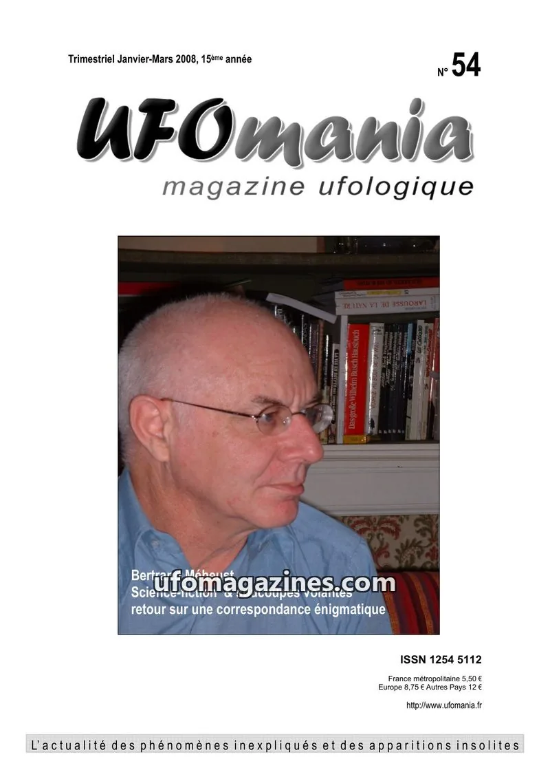 Cover of UFOmania issue 54: UFOmania