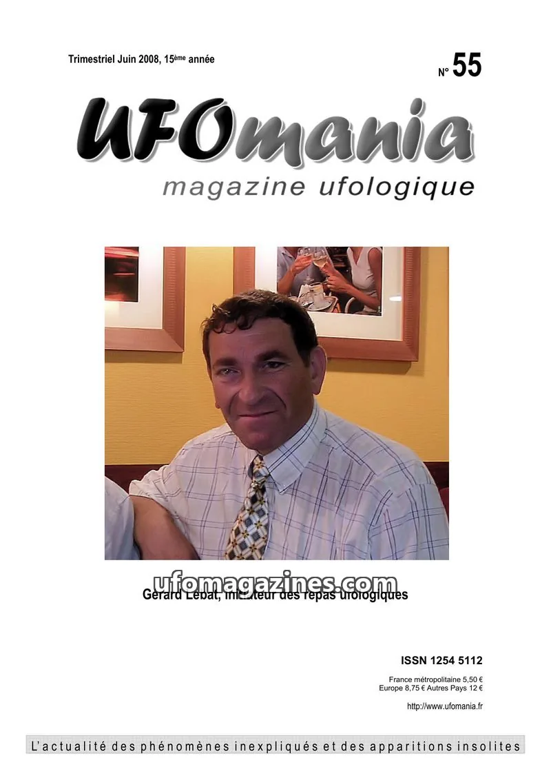 Cover of UFOmania issue 55: UFOmania