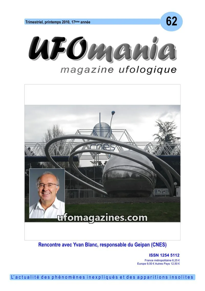 Cover of UFOmania issue 62: UFOmania