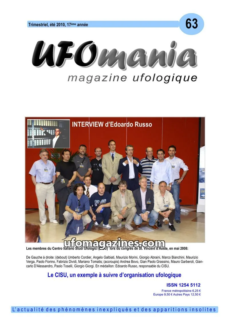 Cover of UFOmania issue 63: UFOmania