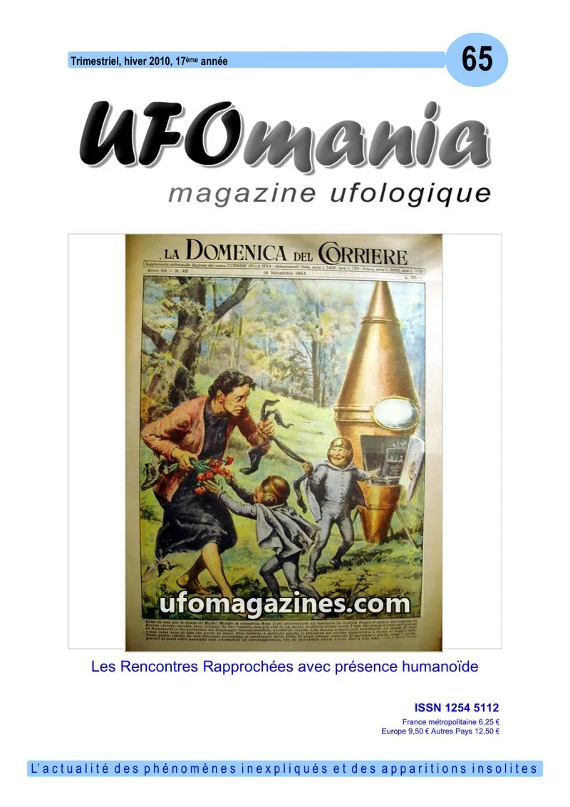 Cover of UFOmania issue 65: UFOmania