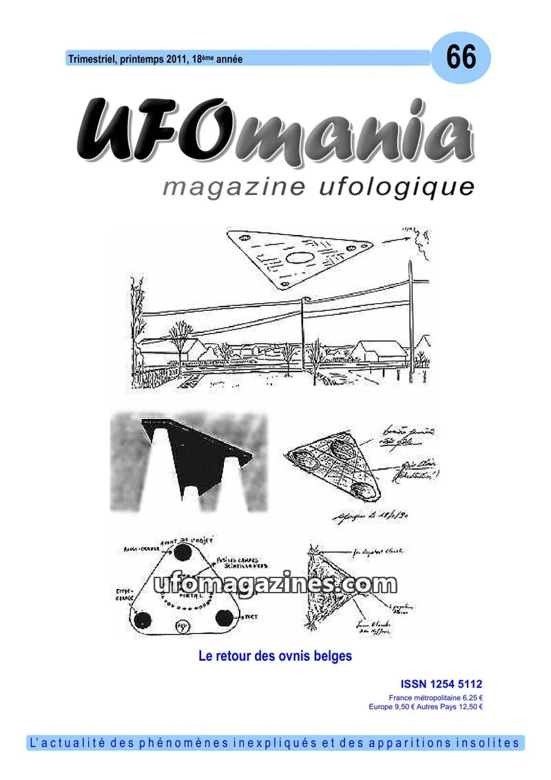 Cover of UFOmania issue 66: UFOmania