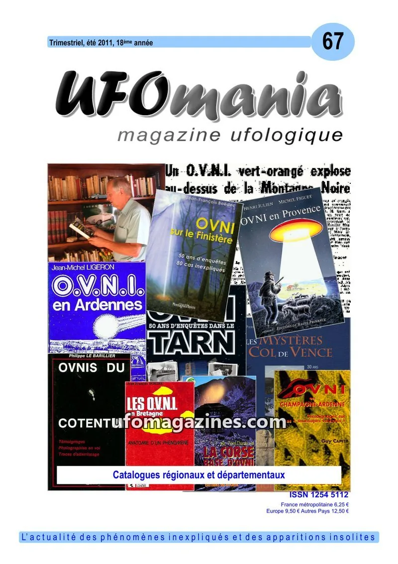 Cover of UFOmania issue 67: UFOmania