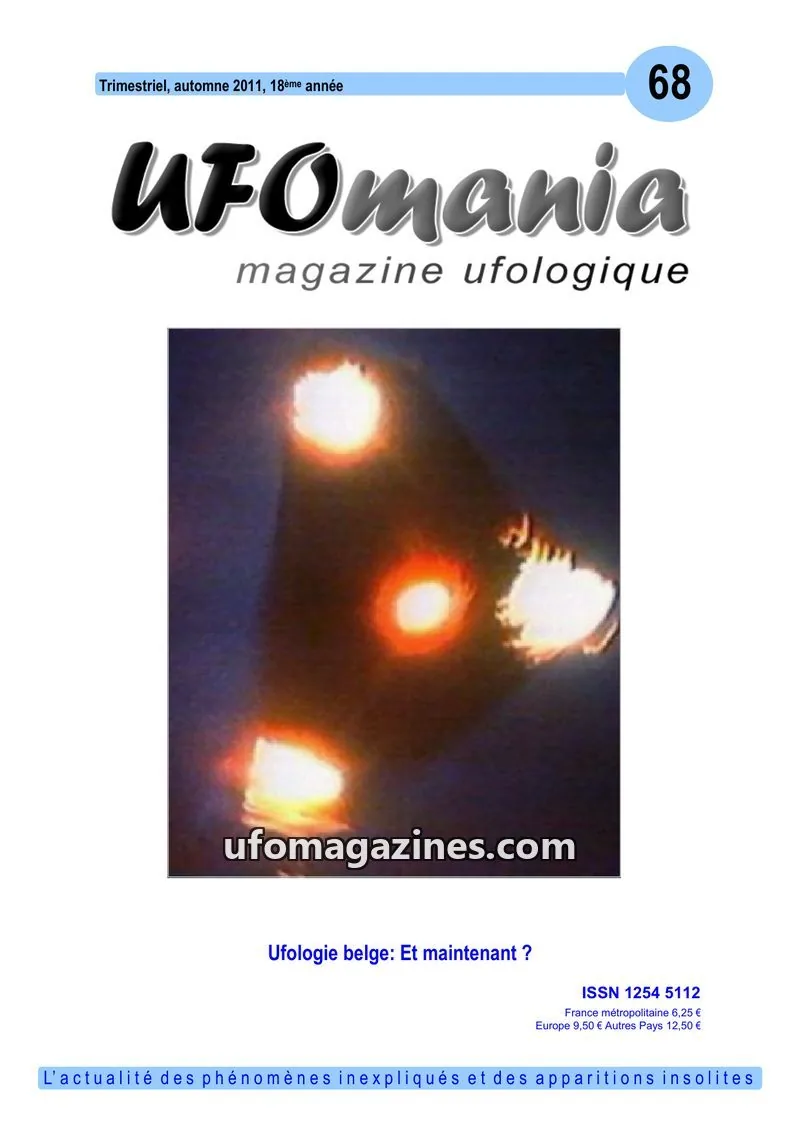 Cover of UFOmania issue 68: UFOmania