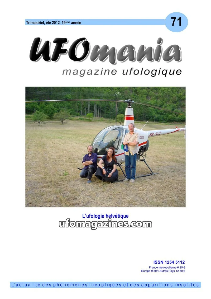 Cover of UFOmania issue 71: UFOmania