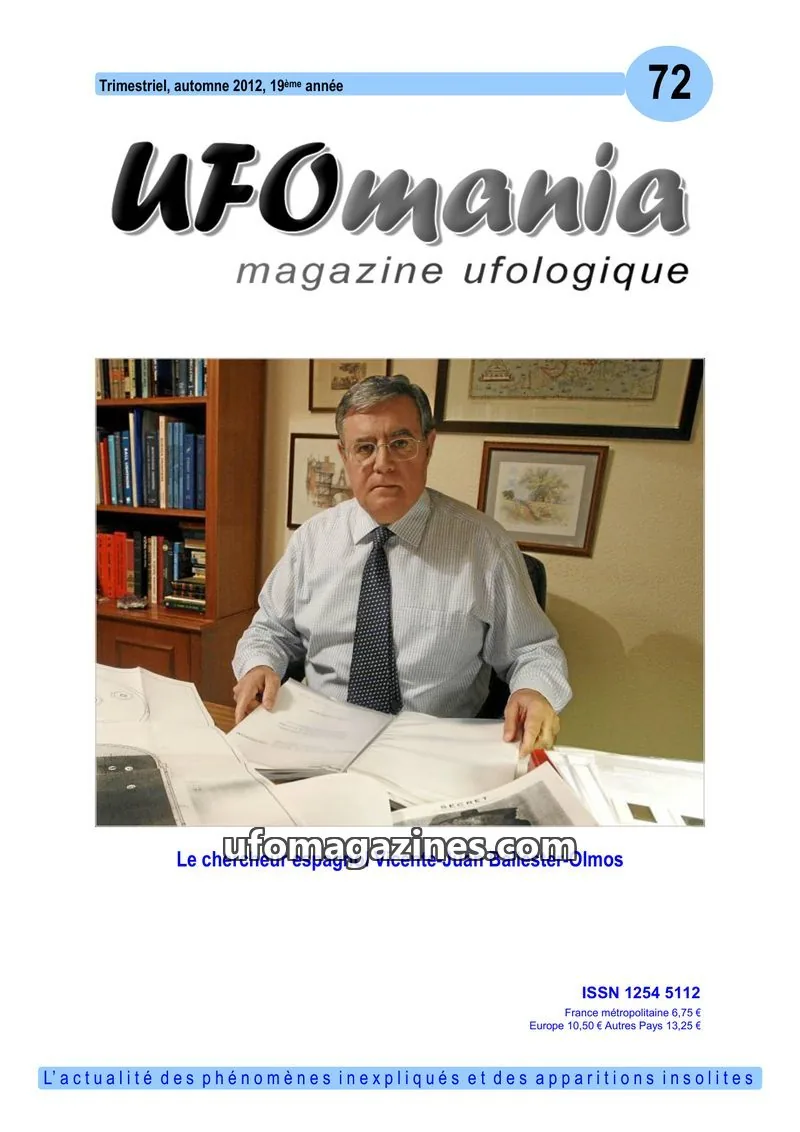 Cover of UFOmania issue 72: UFOmania