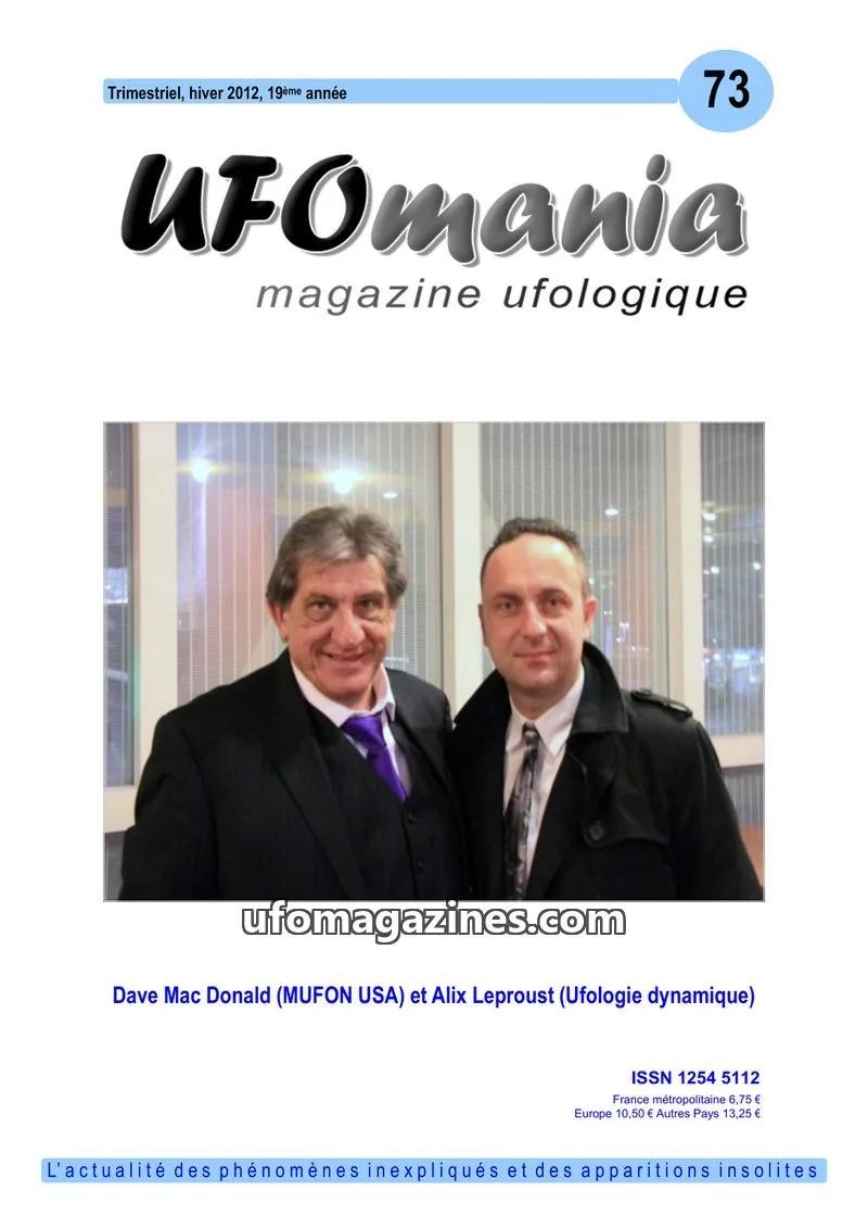 Cover of UFOmania issue 73: UFOmania