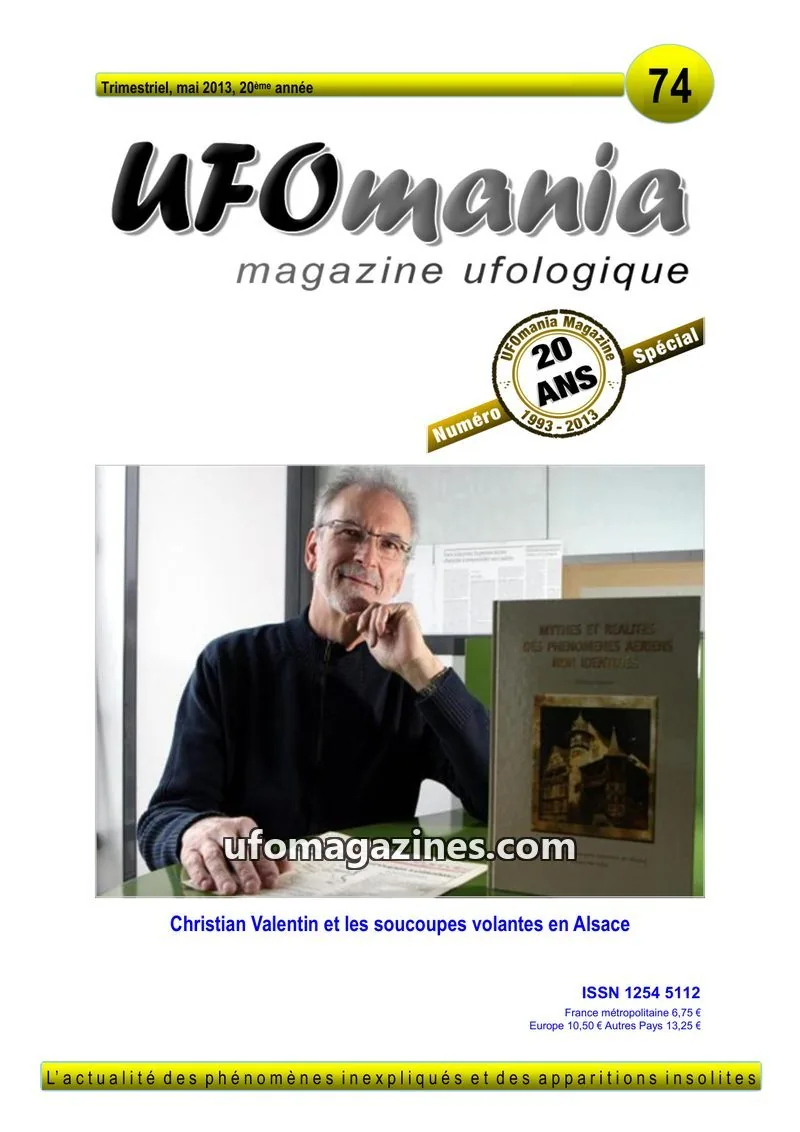 Cover of UFOmania issue 74: UFOmania