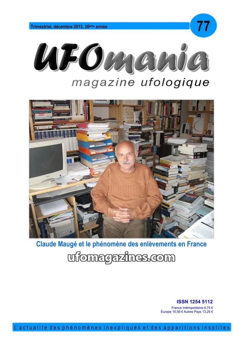 Cover of UFOmania issue 77: UFOmania