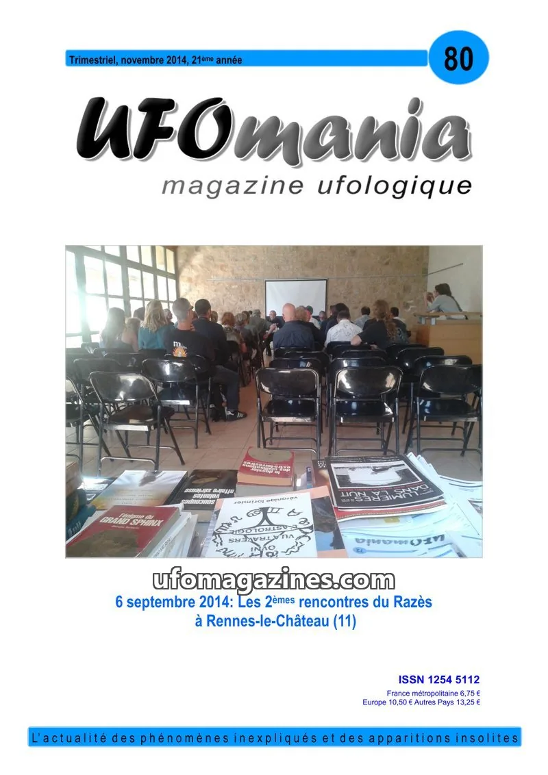Cover of UFOmania issue 80: UFOmania
