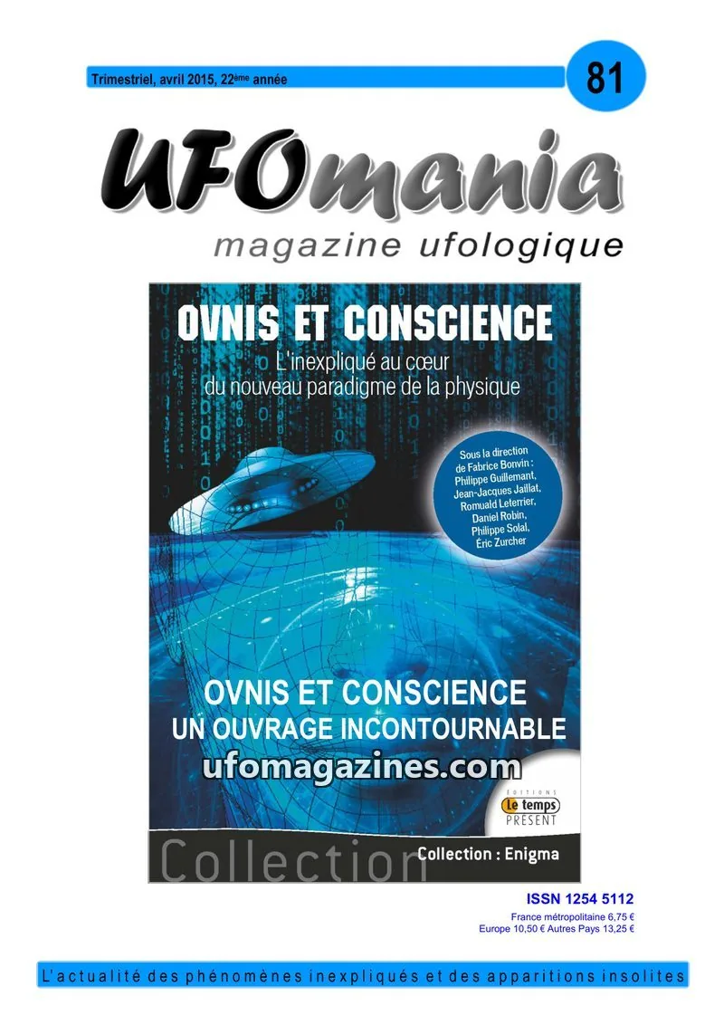 Cover of UFOmania issue 81: UFOmania