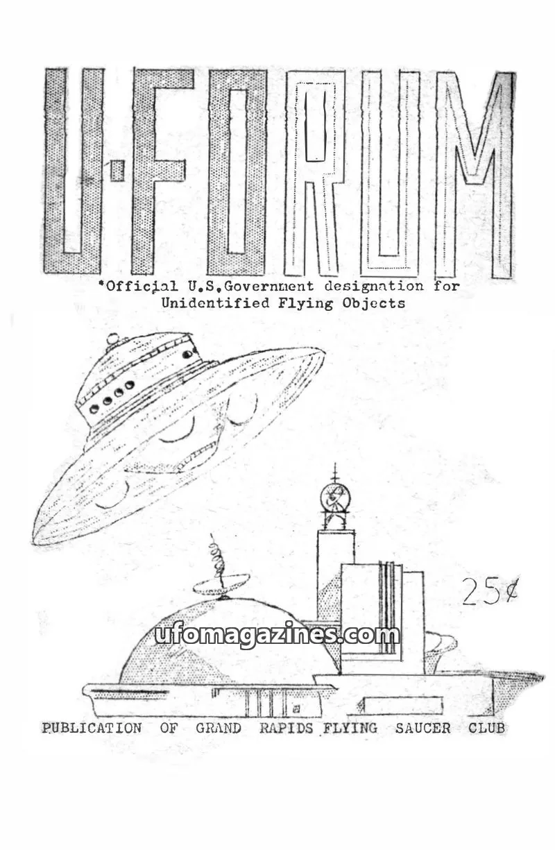 Cover of UFORUM (1950s) issue 5: UFORUM