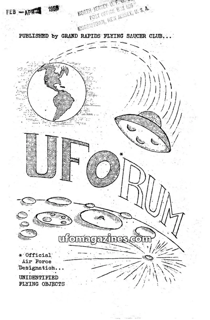 Cover of UFORUM (1950s) issue 15: UFORUM
