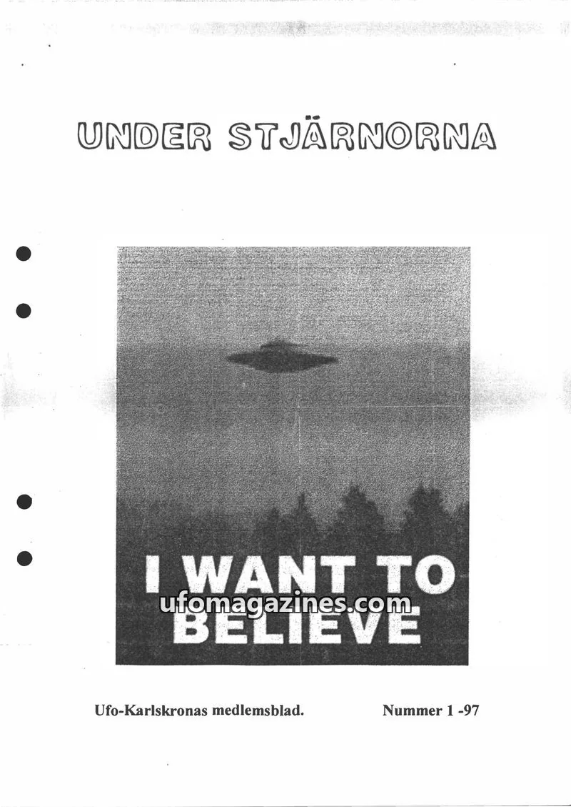 Cover of Under stjarnorna issue 1 -97: UNDER STJÄRNORNA