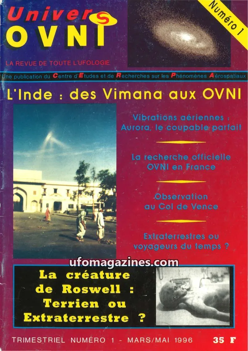 Cover of Univers OVNI issue 1: Univers OVNI