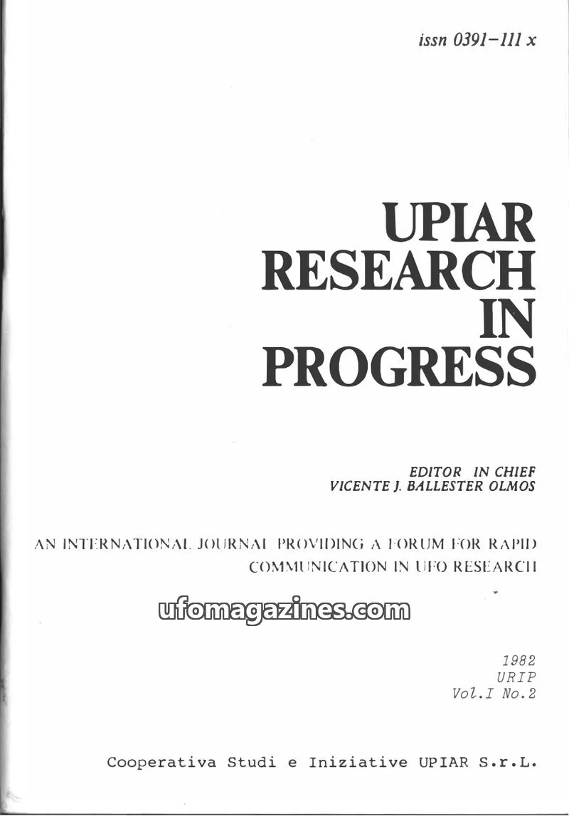 Cover of UPIAR Research in Progress (URIP) issue Vol.I No.2: UPIAR RESEARCH IN PROGRESS