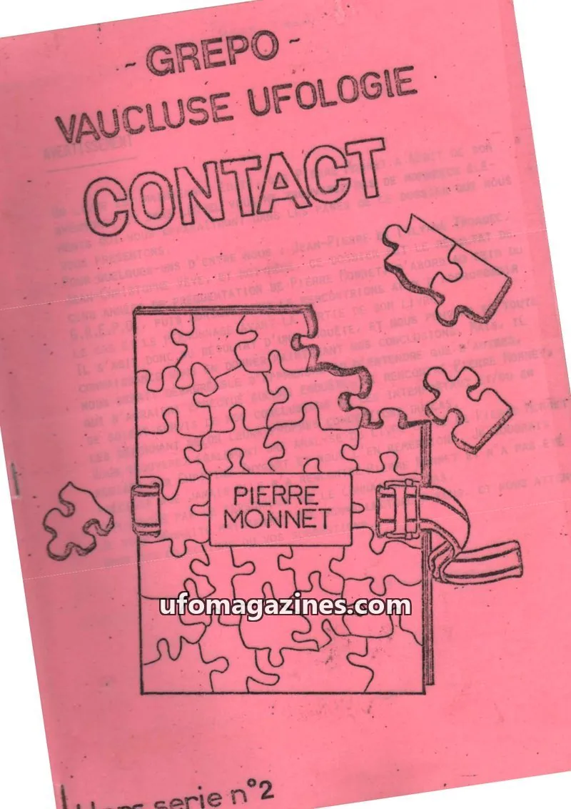 Cover of GREPO issue n°2: CONTACT