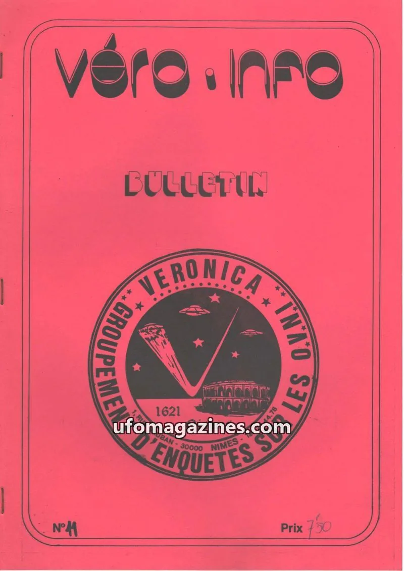 Cover of VERONICA issue N° 11: Véro.Info