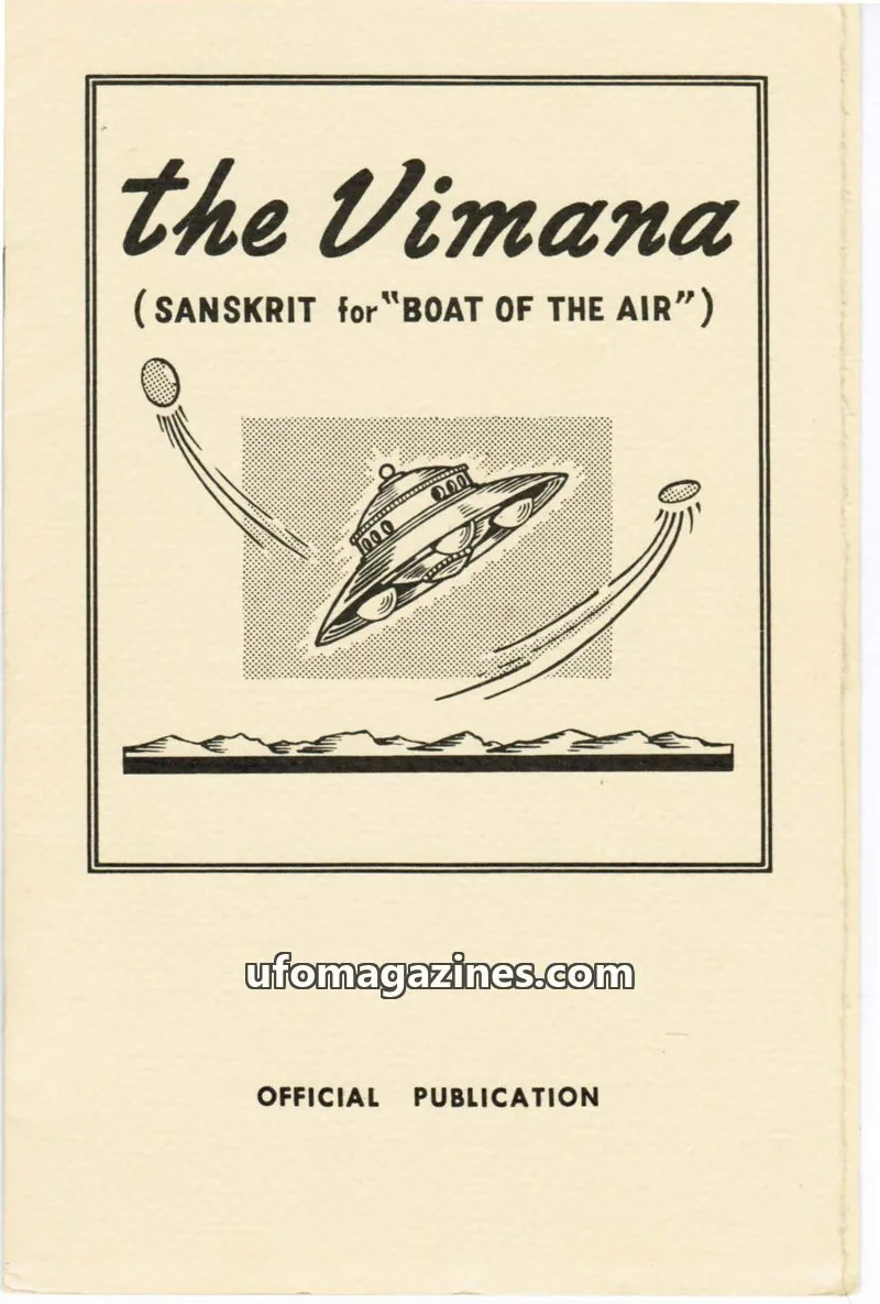 Cover of Vimana (1950s) issue Number One: The Vimana