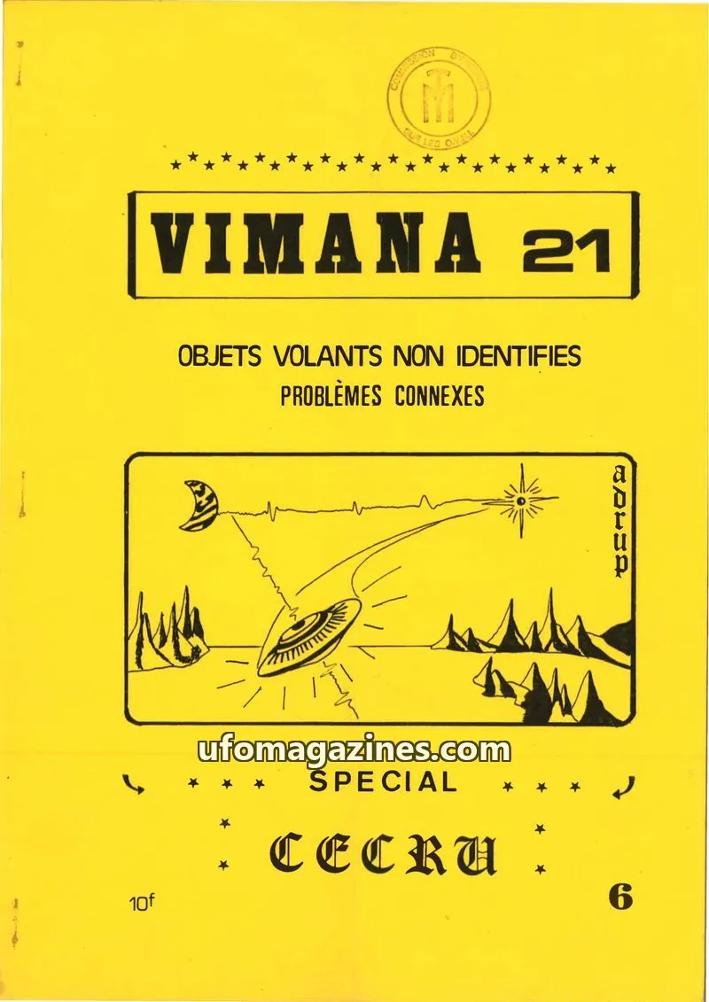 Cover of CECRU issue 21: VIMANA