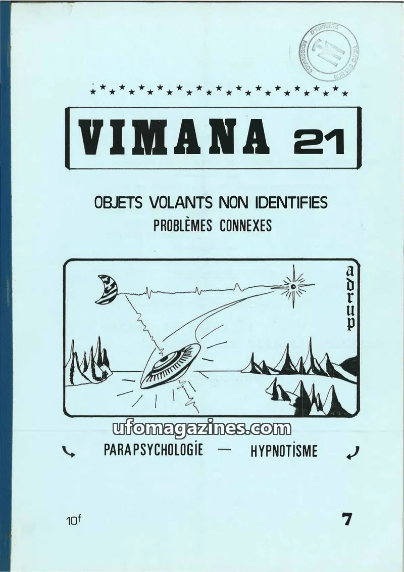 Cover of ADRUP issue 21: VIMANA 21