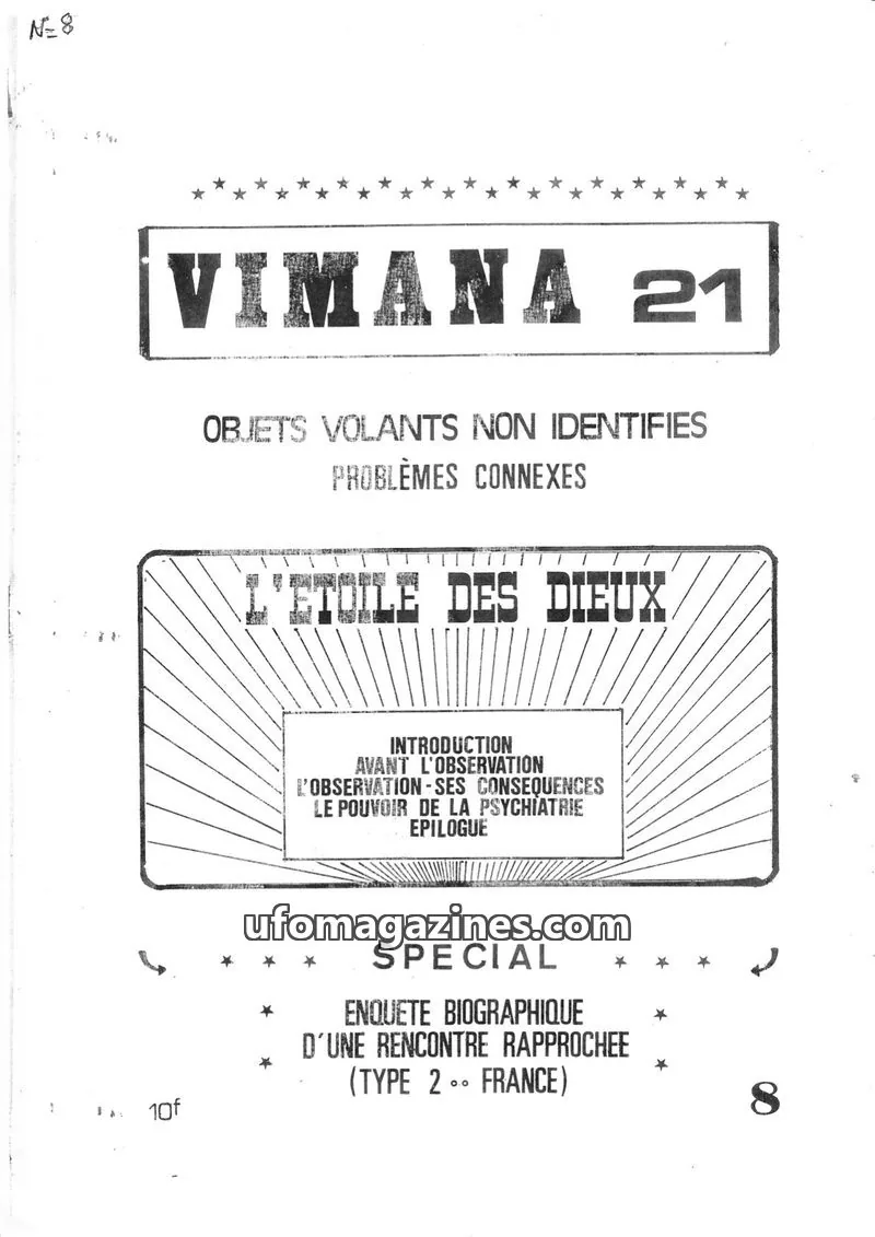 Cover of Vimana 21 issue 21: VIMANA