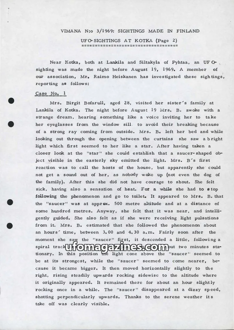 Cover of VIMANA issue 3/1969: VIMANA