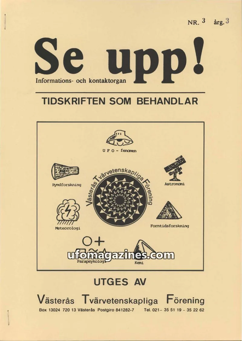 Cover of Vimana & Se upp issue 3: Se upp!