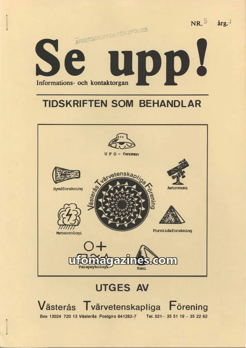 Cover of Vimana & Se upp issue 5: Se upp!