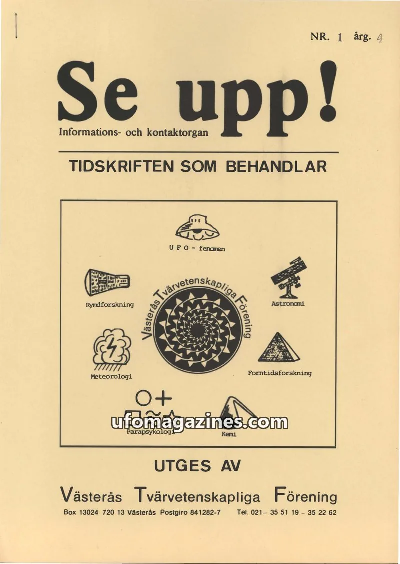 Cover of Vimana & Se upp issue 1: Se upp!