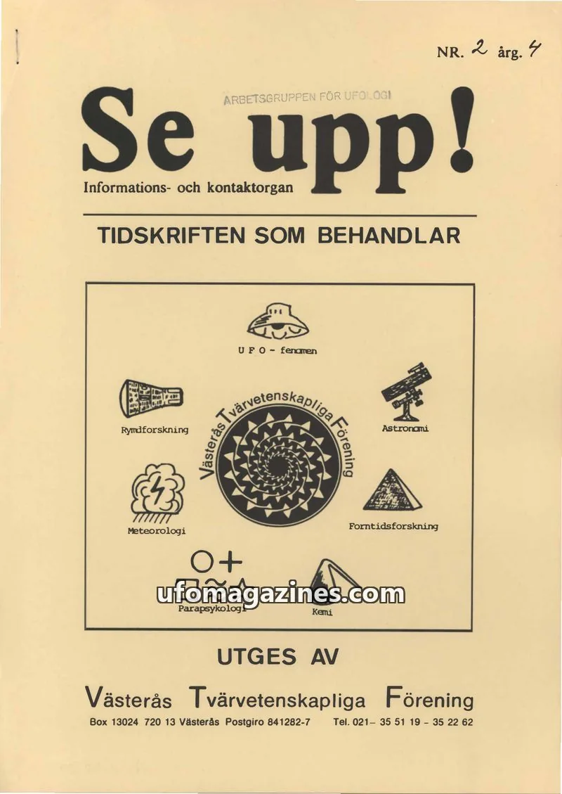 Cover of Vimana & Se upp issue NR. 2: Se upp!
