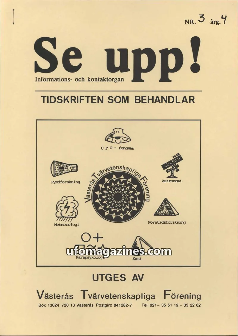 Cover of Vimana & Se upp issue 3: Se upp!