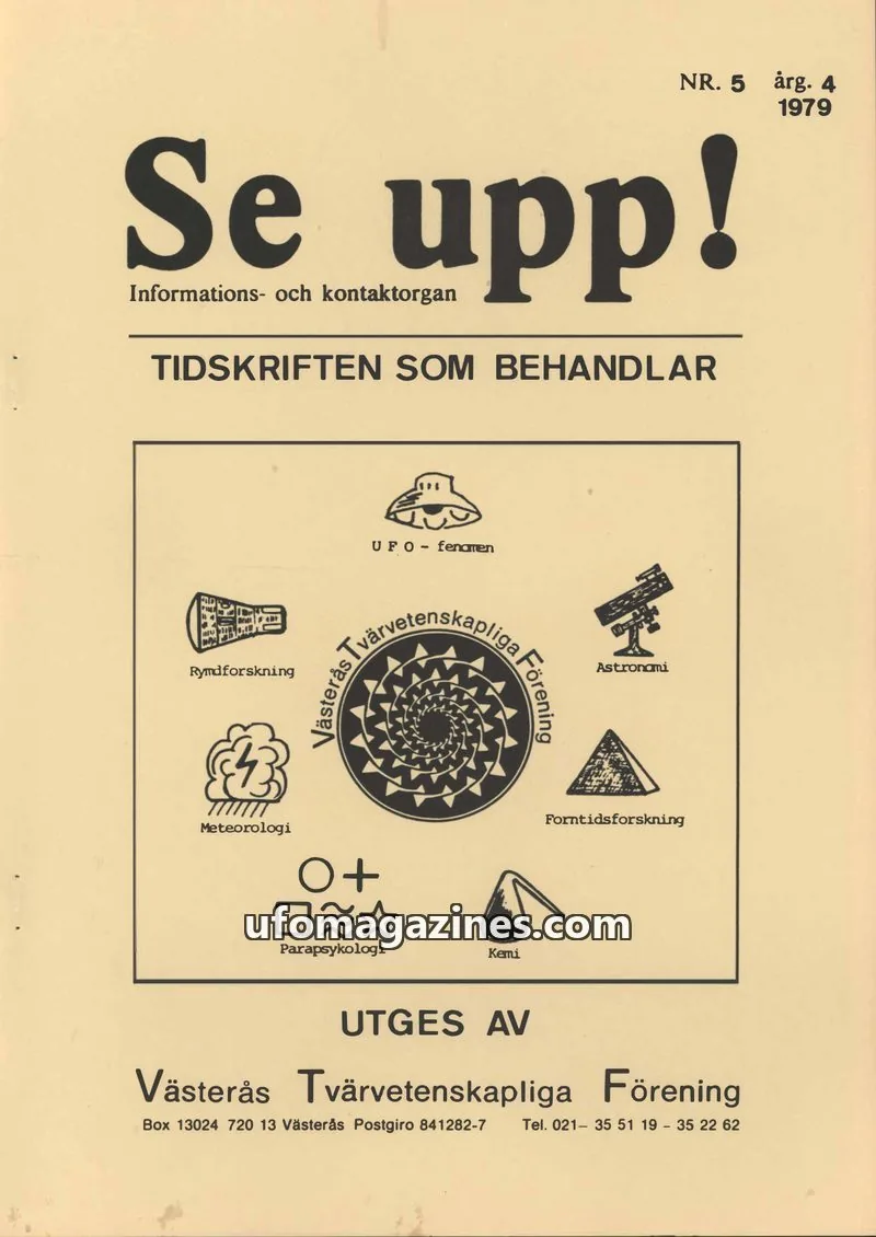 Cover of Vimana & Se upp issue 5: Se upp!